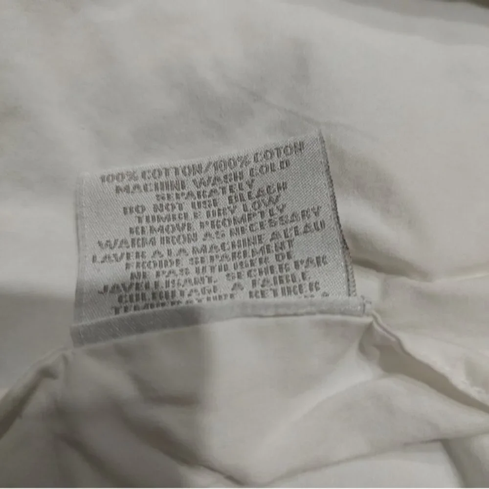 Restoration Hardware Yellow White 100% Cotton Standard Pillowcases Shams 2pcs